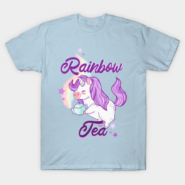 Rainbow Tea T-Shirt by ThaisMelo